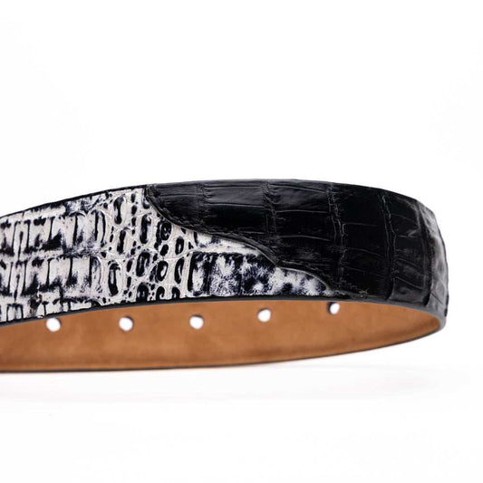 Caribe Belt Black / Newspaper - Marco Di Milano - Flyclothing LLC