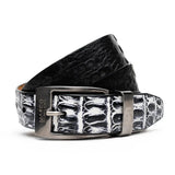 Caribe Belt Newspaper / Black - Marco Di Milano - Flyclothing LLC
