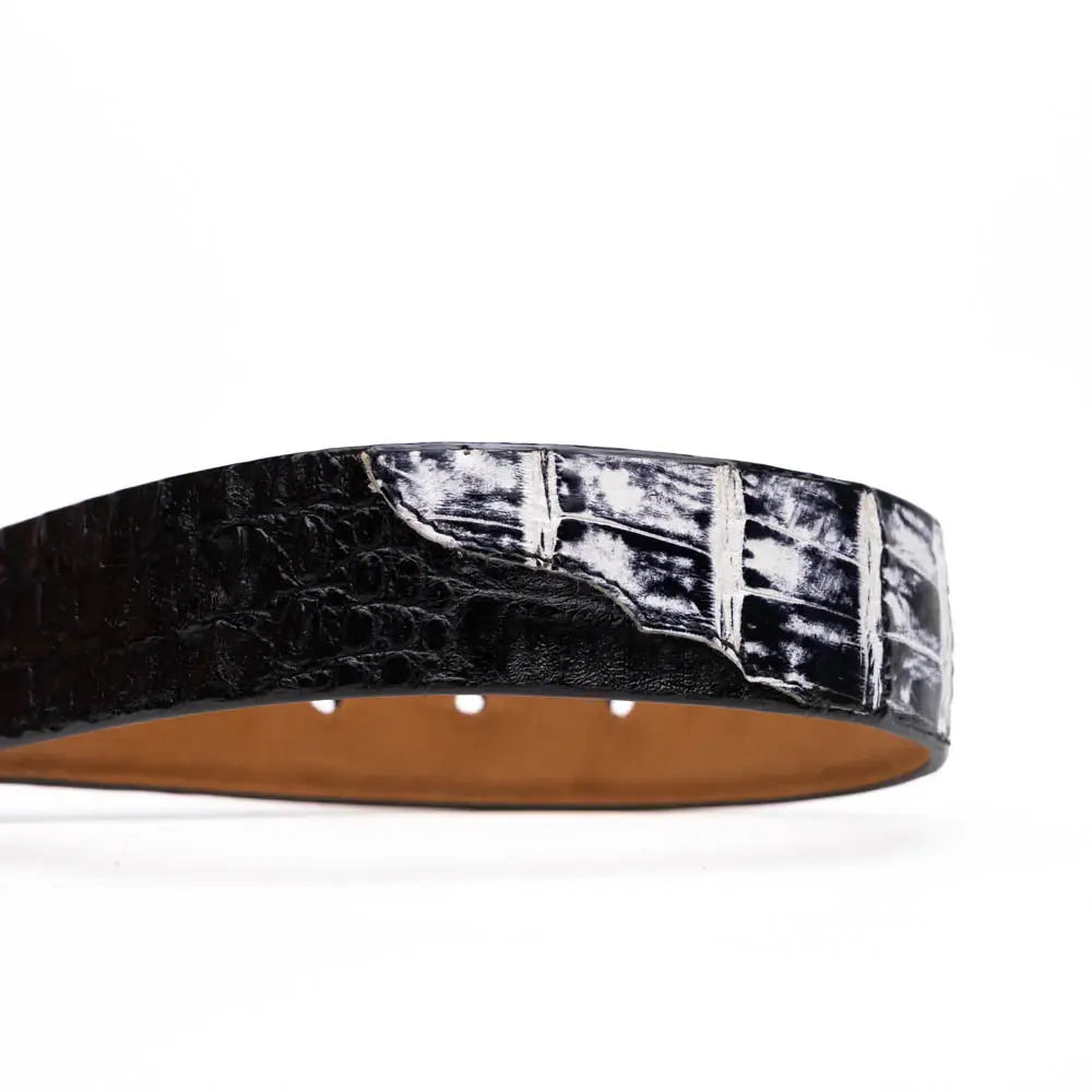 Caribe Belt Newspaper / Black - Marco Di Milano - Flyclothing LLC
