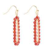 Carnelian Endless Loop Earrings - Barse Jewelry