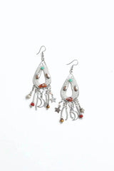 Carnelian Stones Beaded Earrings - Boho Clothing and Accessories - Flyclothing LLC