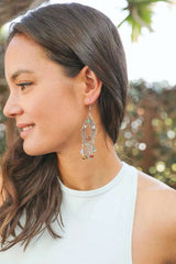 Carnelian Stones Beaded Earrings - Boho Clothing and Accessories - Flyclothing LLC