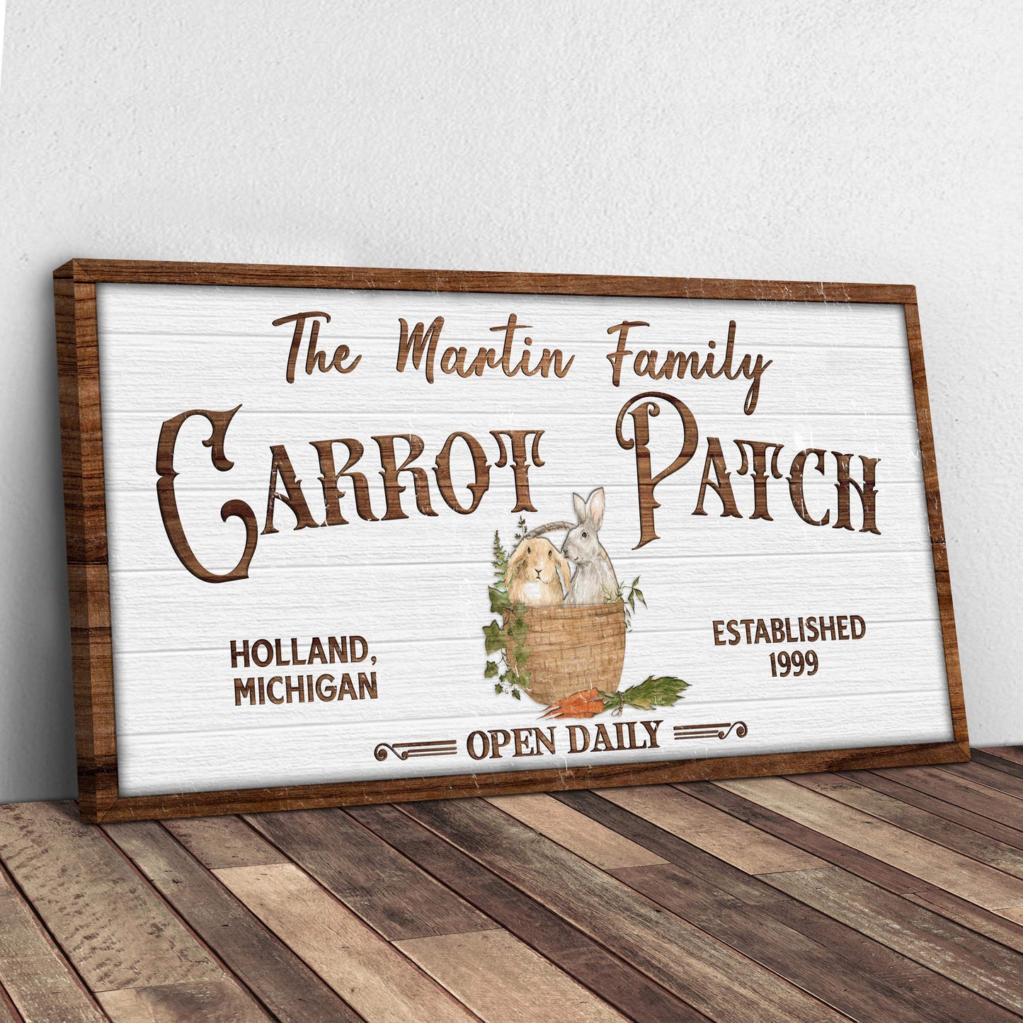 Carrot Patch Easter Sign III - Tailored Canvases - Flyclothing LLC