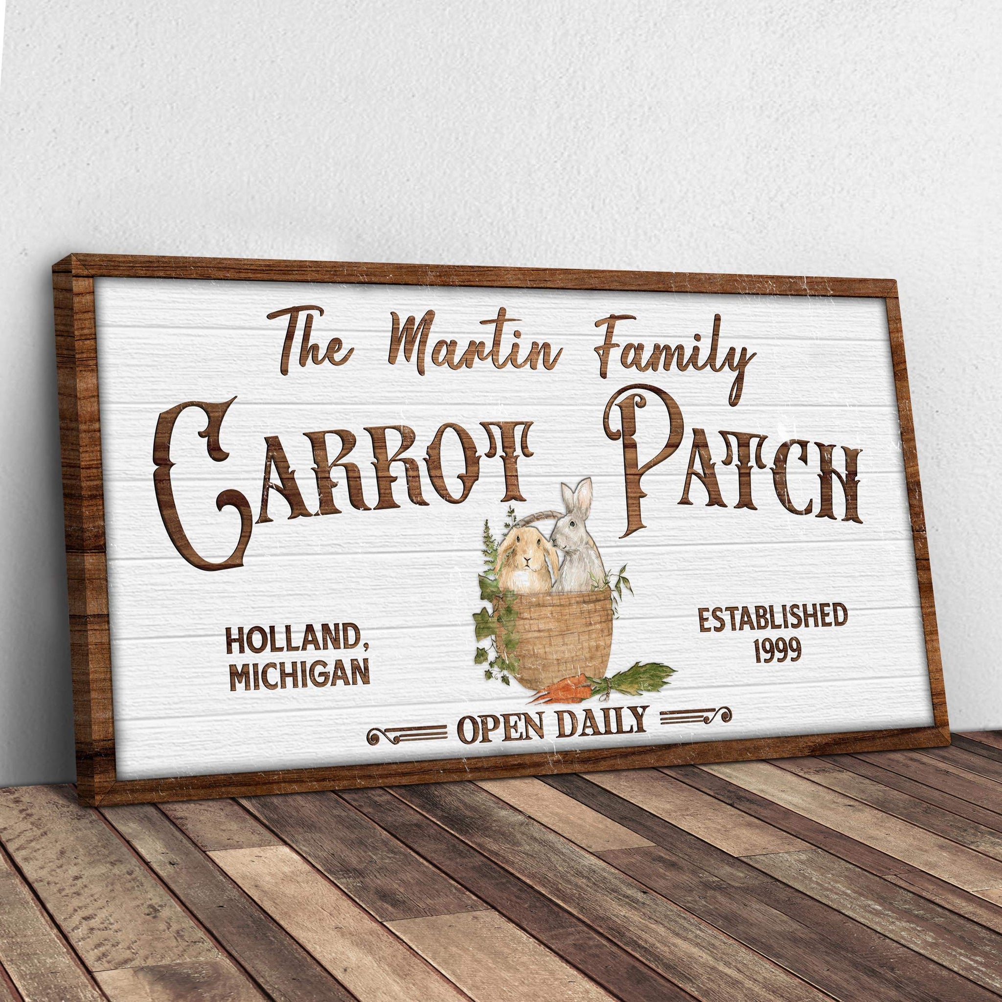 Carrot Patch Easter Sign III - Tailored Canvases - Flyclothing LLC