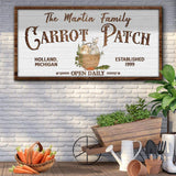 Carrot Patch Easter Sign III - Tailored Canvases - Flyclothing LLC