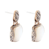 Carved Mother of Pearl Earrings - Barse Jewelry - Flyclothing LLC