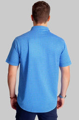 Bastille Check Short Sleeve Tech Shirt - Buki - Flyclothing LLC