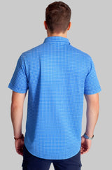 Bastille Check Short Sleeve Tech Shirt - Buki - Flyclothing LLC
