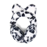Cat Ear Leopard Faux Fur Earmuff Ear Warmer - Madeline Love - Flyclothing LLC