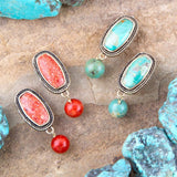 Catalina Orange Sponge Coral Golden Clip-On Earrings - Barse Jewelry - Flyclothing LLC