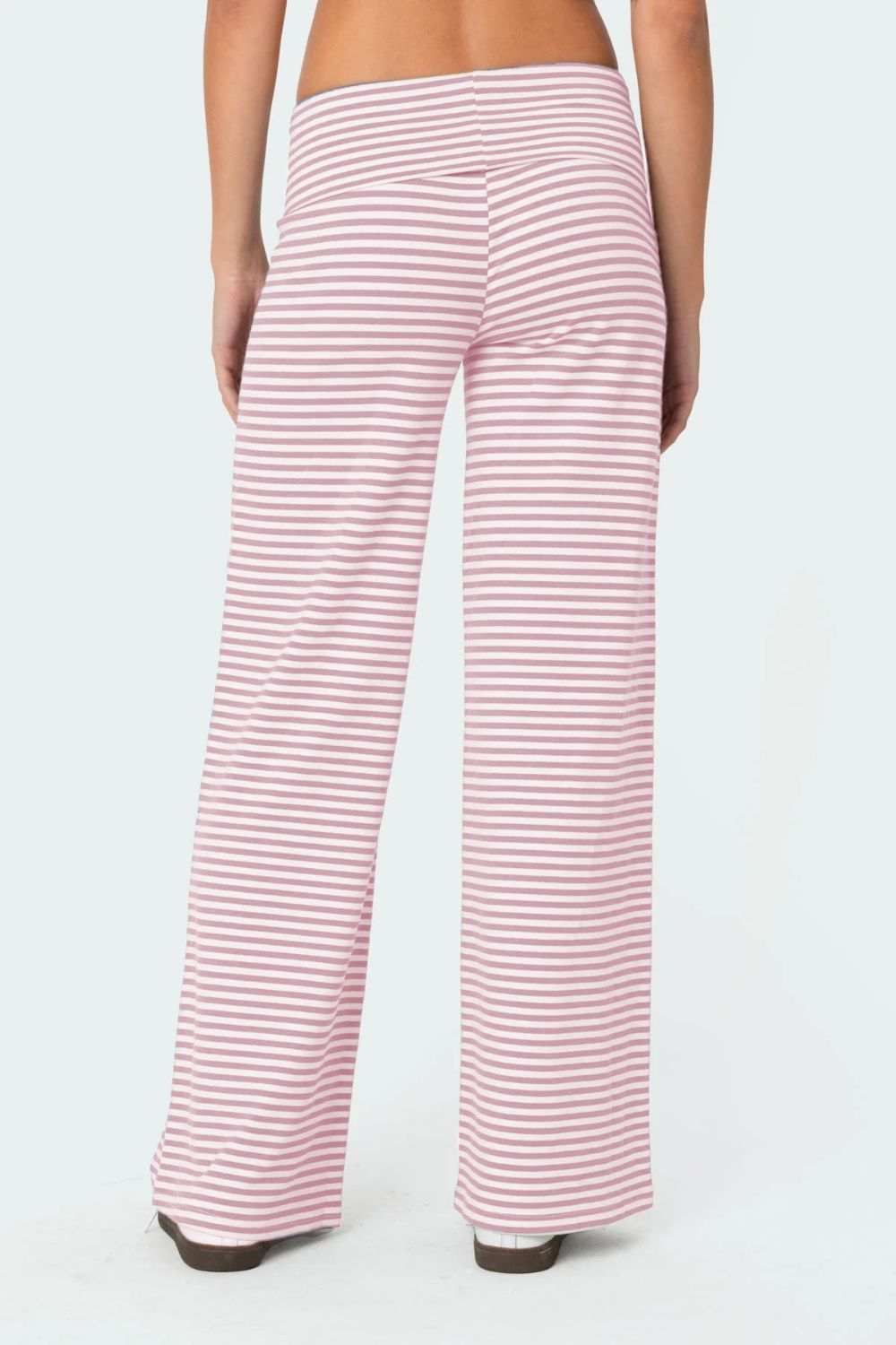 Striped Wide Leg Pants - Trendsi - Flyclothing LLC