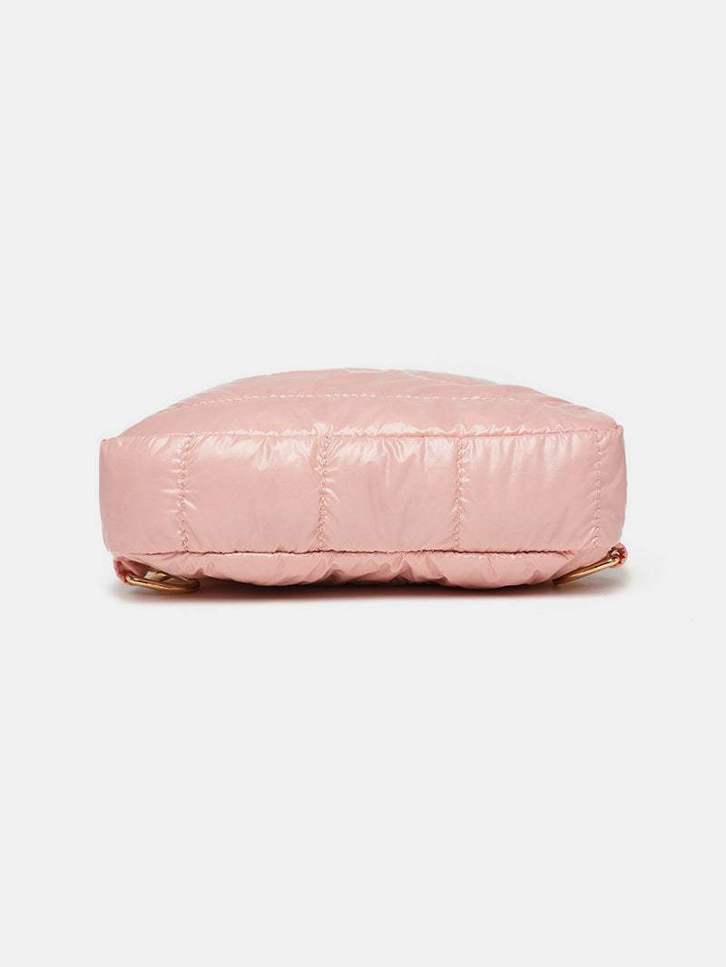 Quilted Adjustable Strap Puffy Sling Bag - Trendsi - Flyclothing LLC