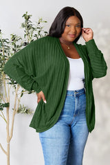 Basic Bae Full Size Ribbed Cocoon Cardigan - ShopBasicbae - Flyclothing LLC