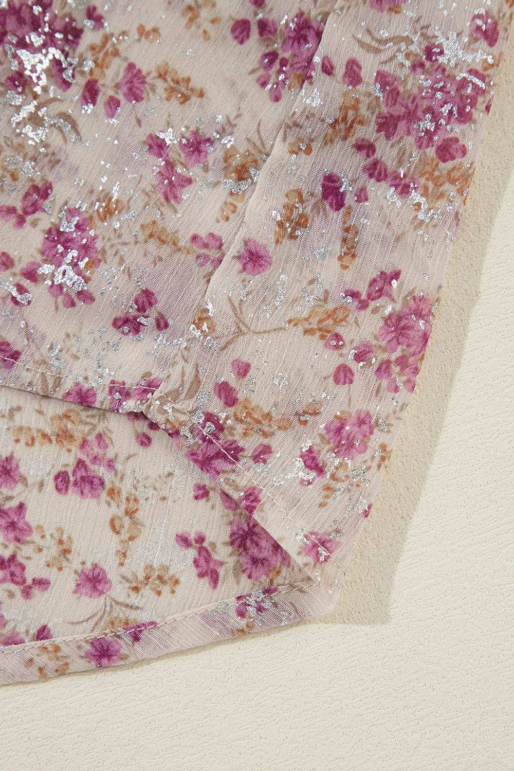 Printed Collared Neck Long Sleeve Shirt - Trendsi - Flyclothing LLC