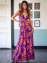 Twisted Printed V-Neck Cami Dress - Trendsi - Flyclothing LLC