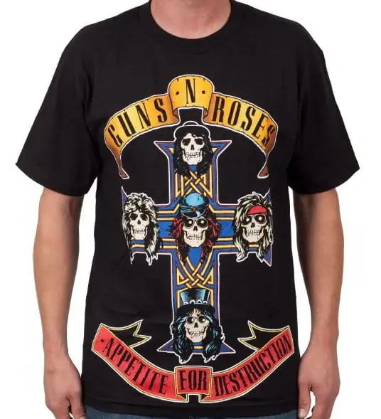 Guns 'n' Roses Appetite For Destruction T-Shirt - Guns n Roses - Flyclothing LLC