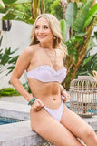 And The Why Frill Trim Bandeau Bikini Swim Set - Trendsi - Flyclothing LLC