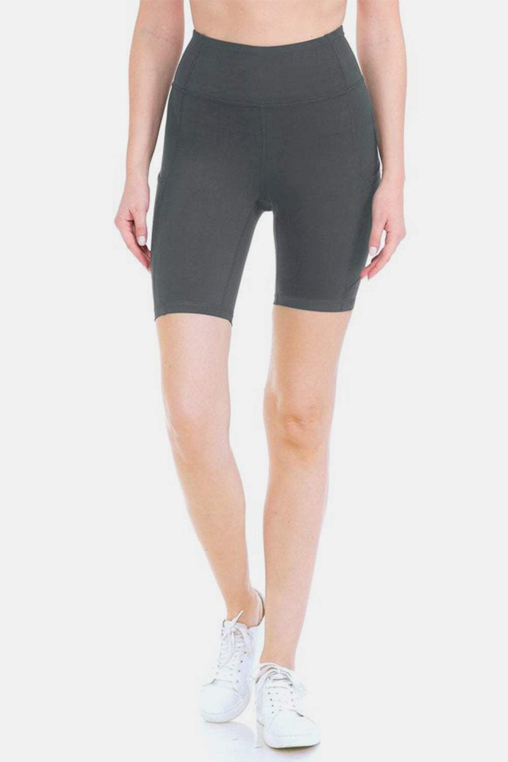 Leggings Depot Full Size High Waist Active Shorts - Trendsi - Flyclothing LLC