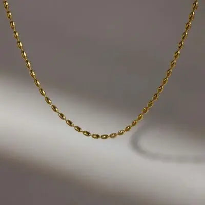 Titanium Steel Beaded Necklace - Trendsi - Flyclothing LLC