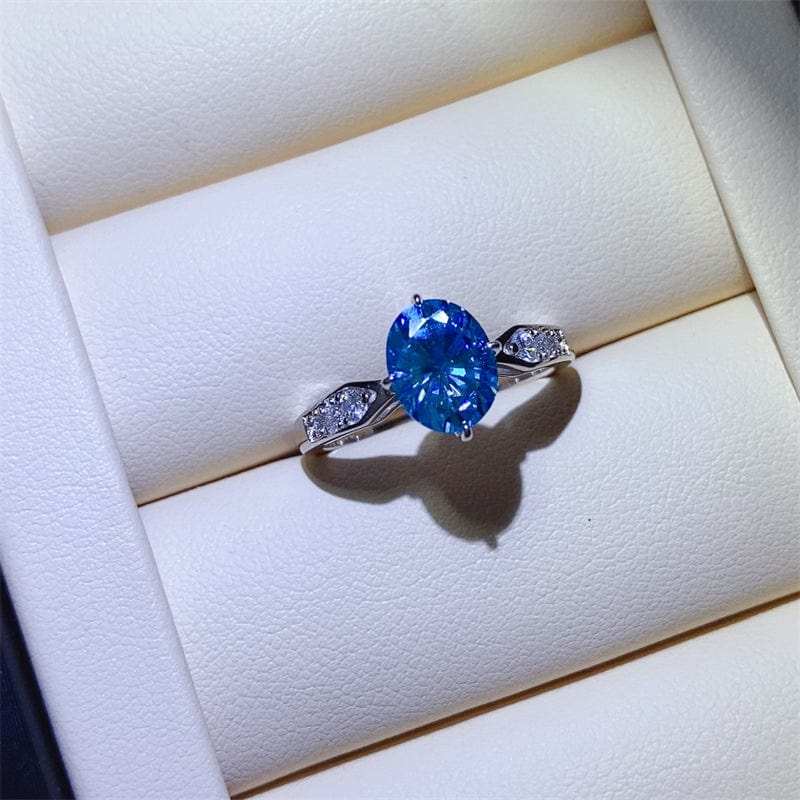 2 Carat Moissanite 925 Sterling Silver Ring - Trendsi - Flyclothing LLC