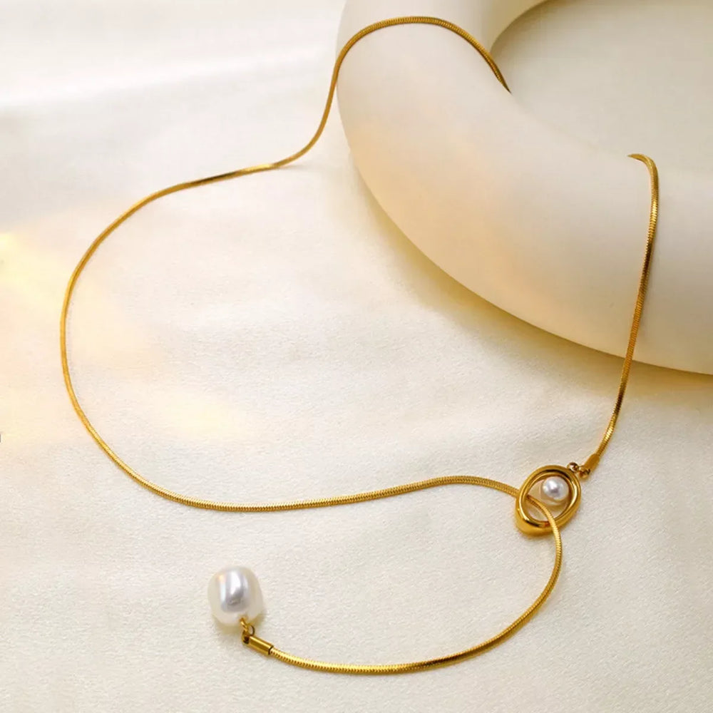 Pearl Pendant Necklace - Trendsi - Flyclothing LLC