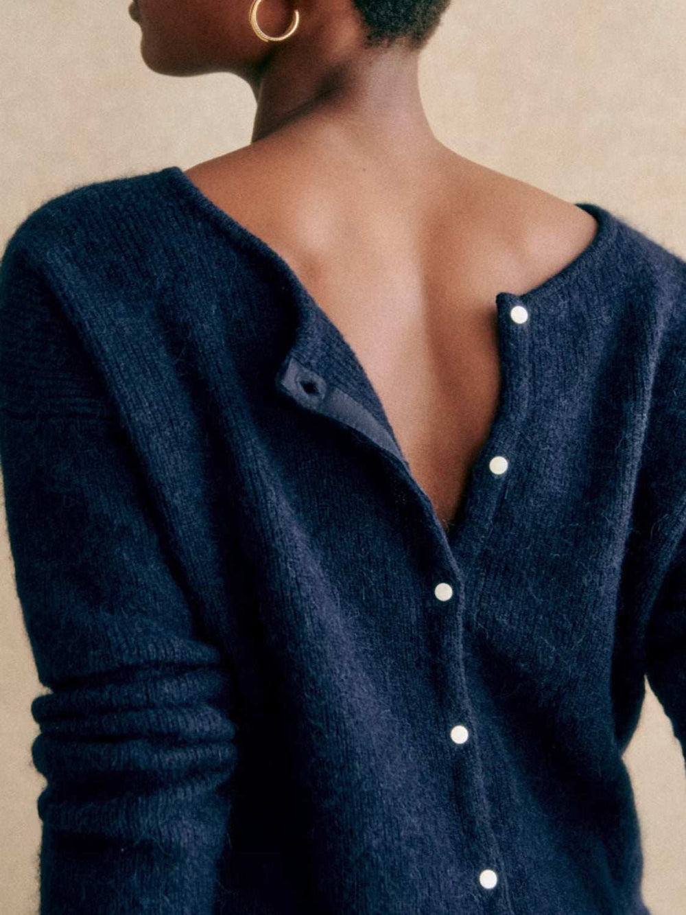 Button Down Long Sleeve Sweater - Trendsi - Flyclothing LLC