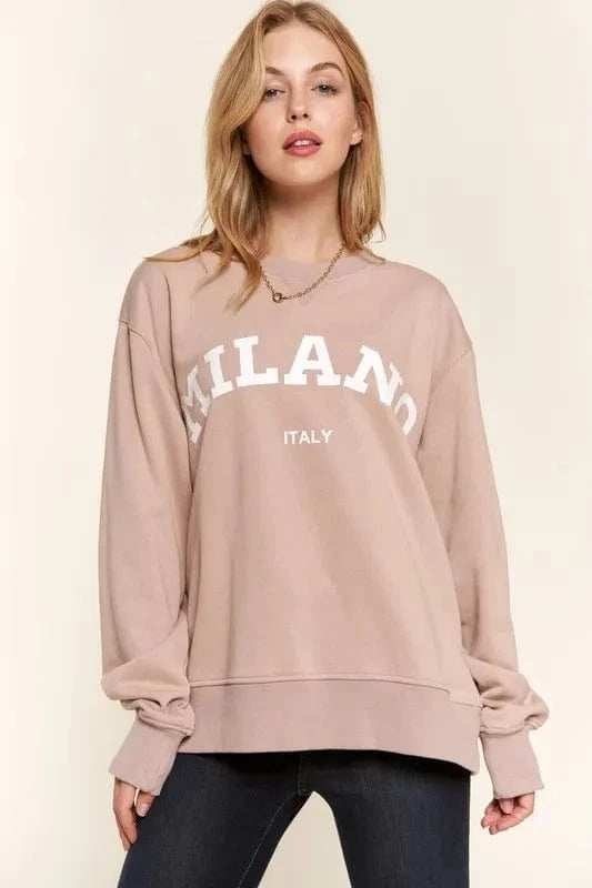 And The Why Washed Milano Pullover Sweatshirt - Trendsi - Flyclothing LLC