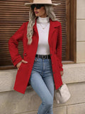 Button Up Long Sleeve Coat - Trendsi - Flyclothing LLC