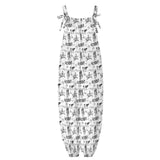 Baha Ranch Ranch Life Overalls Jumpsuit White