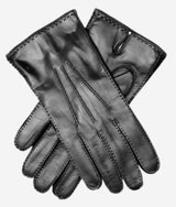 CC3104 (black) - Men's Italian handsewn cashmere lined leather gloves