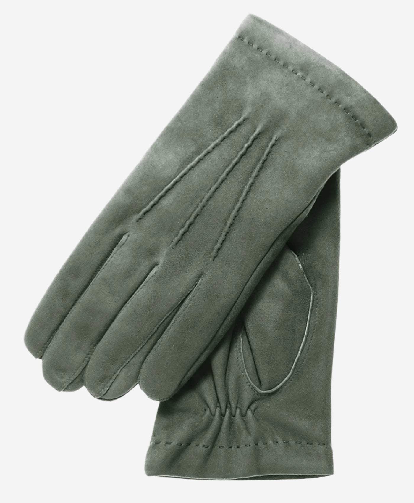 CC3117 (slate) - Men's Italian cashmere lined suede formal dress gloves
