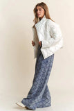 J.NNA Quilted Mock Neck Puffer Jacket - Trendsi - Flyclothing LLC