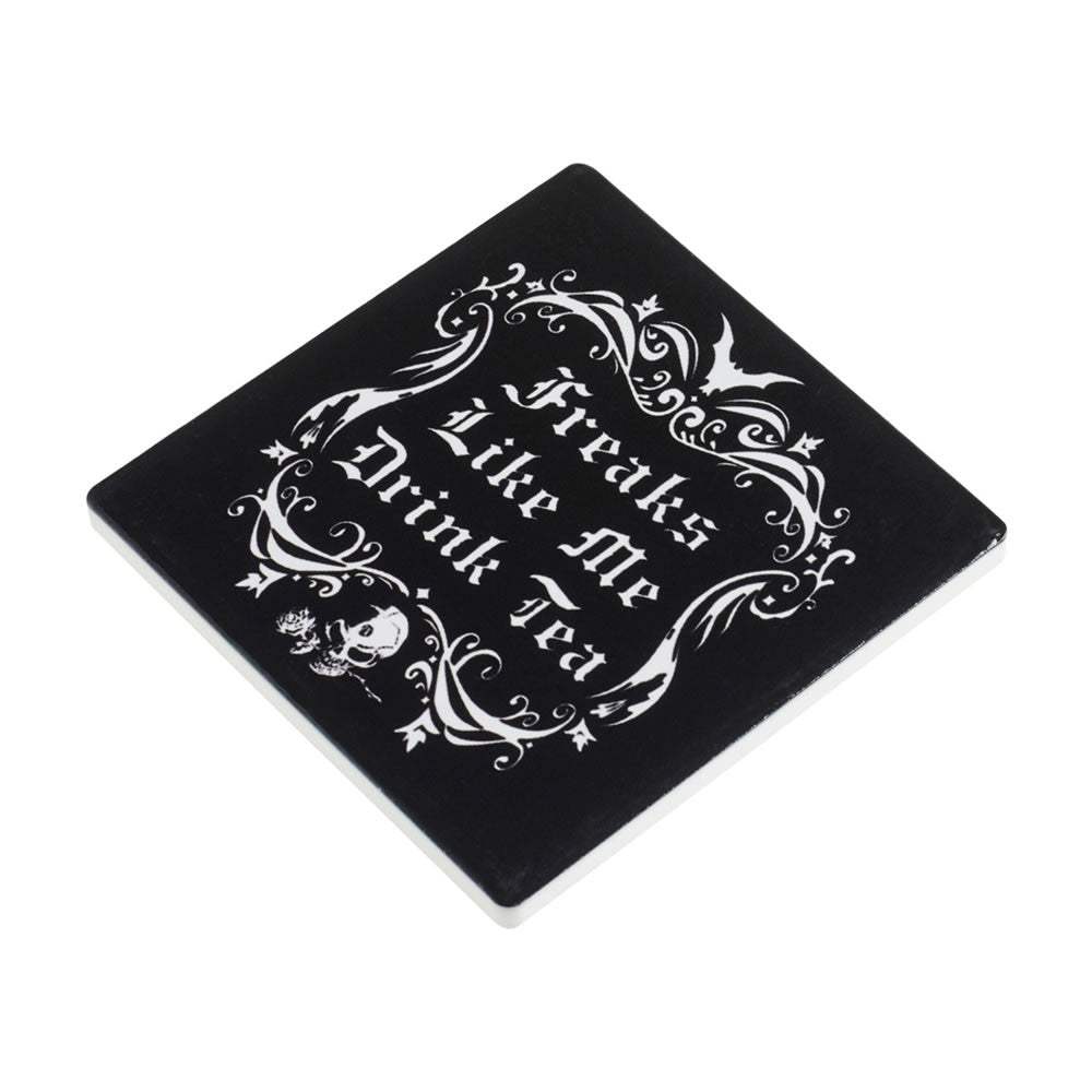 Freaks Like Me Drink Tea Coaster - Alchemy of England - Flyclothing LLC