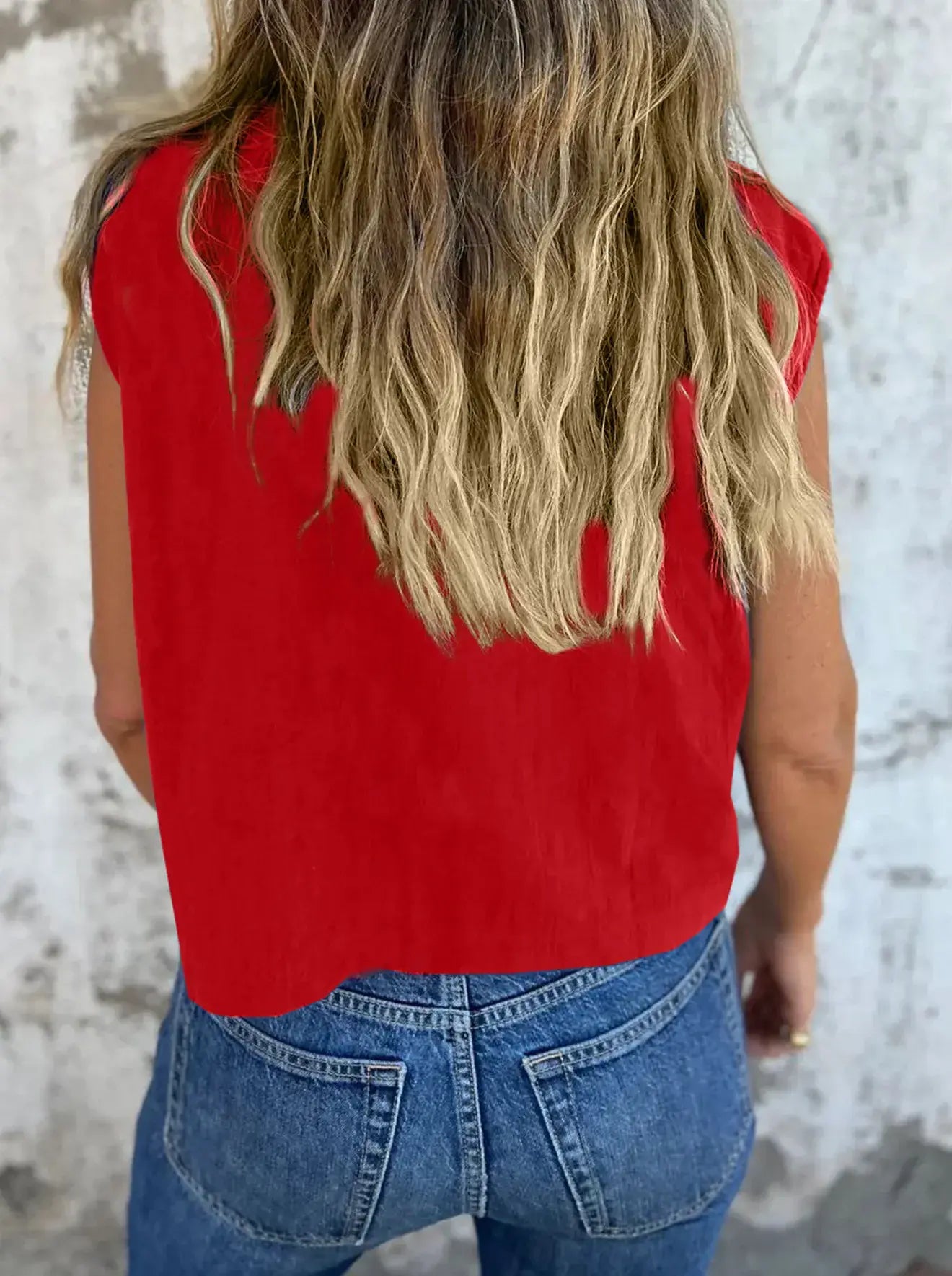 Full Size Button Down Cap Sleeve Linen Shirt Plus Size - Trendsi - Flyclothing LLC