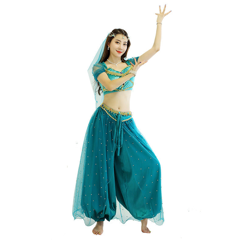 Belly Dance Performance Costume Halloween Costume Set - My Store - Flyclothing LLC