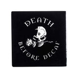 Death Before Decaf Coaster - Alchemy of England - Flyclothing LLC
