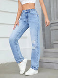 Distressed Jeans with Pockets - Trendsi