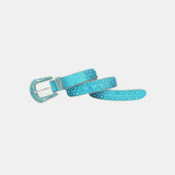 Rhinestone PU Leather Belt - Trendsi