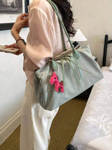 Lightweight Canvas Shoulder Bag - Trendsi - Flyclothing LLC