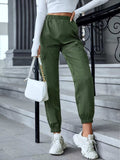 Full Size Elastic Waist Pants with Pockets - Trendsi - Flyclothing LLC