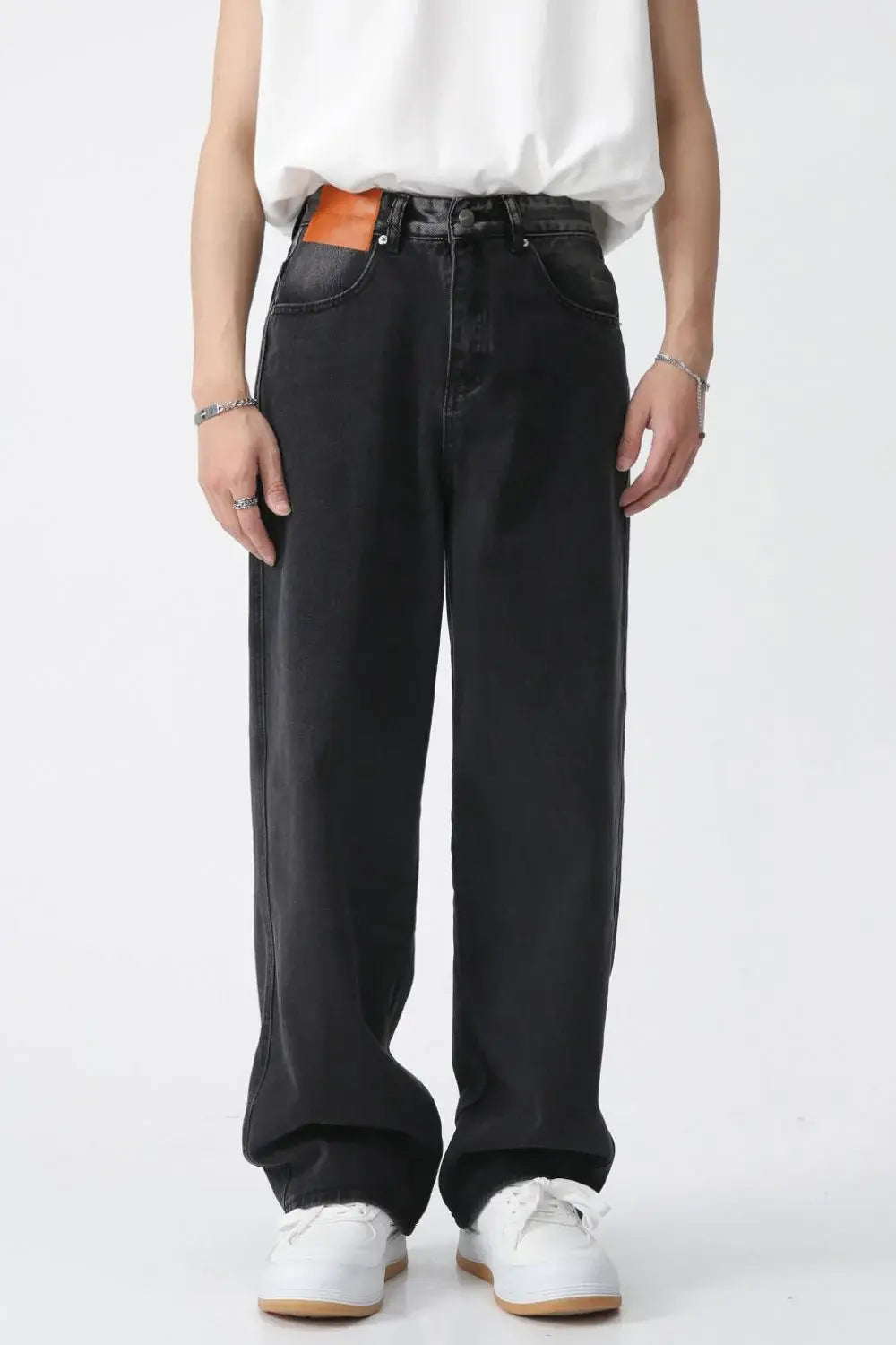 Wide Leg Jeans with Pockets - Trendsi - Flyclothing LLC