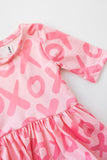 XOXO 3/4 Sleeve Twirl Bodysuit - Mila & Rose ®