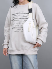 Oxford Cloth Adjustable Strap Sling Bag - Trendsi