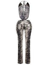 Animal Print Sleeveless Top and Pants Set - Trendsi - Flyclothing LLC