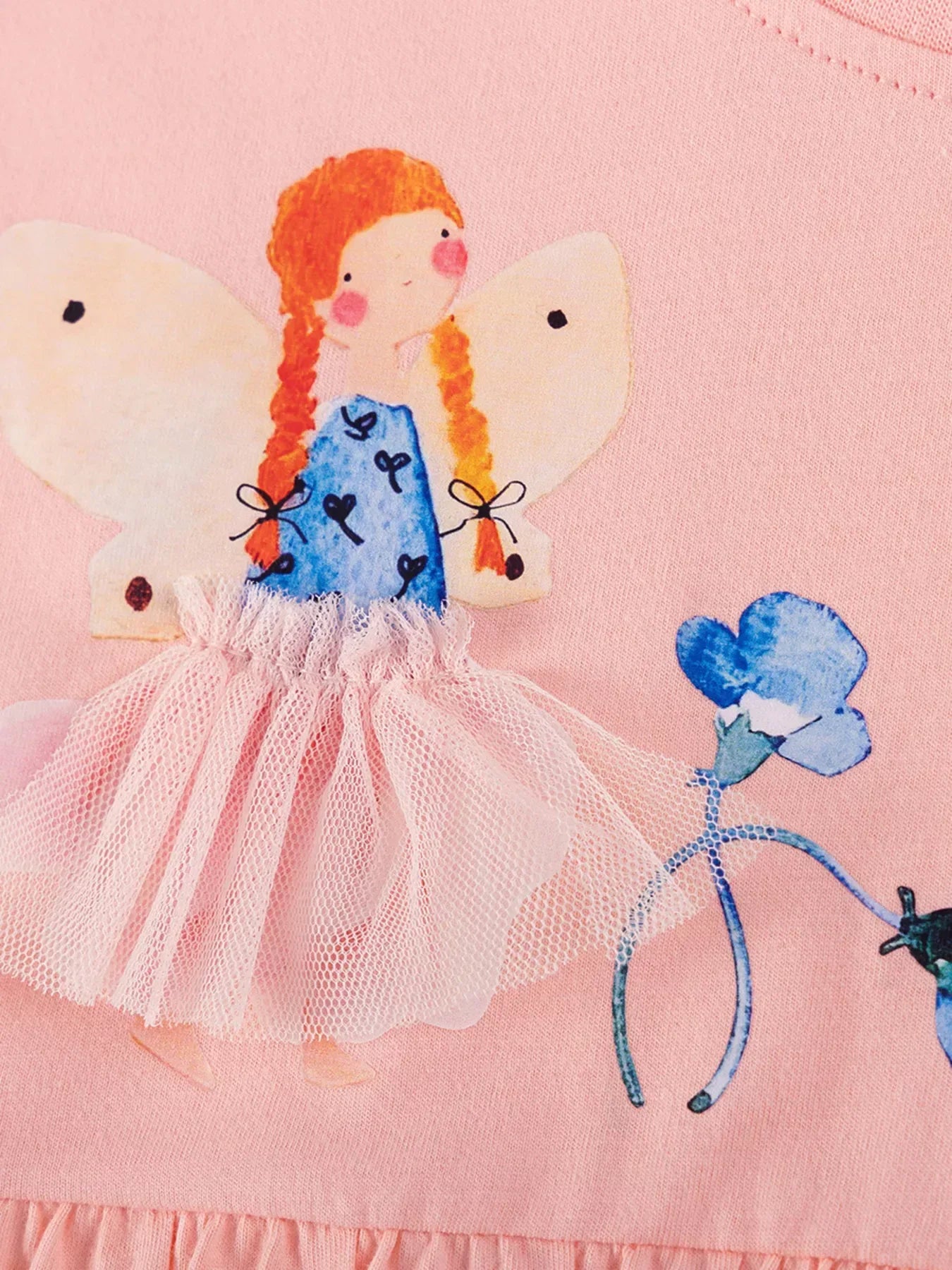 Children's Fairy Short Sleeve Dress - Trendsi - Flyclothing LLC