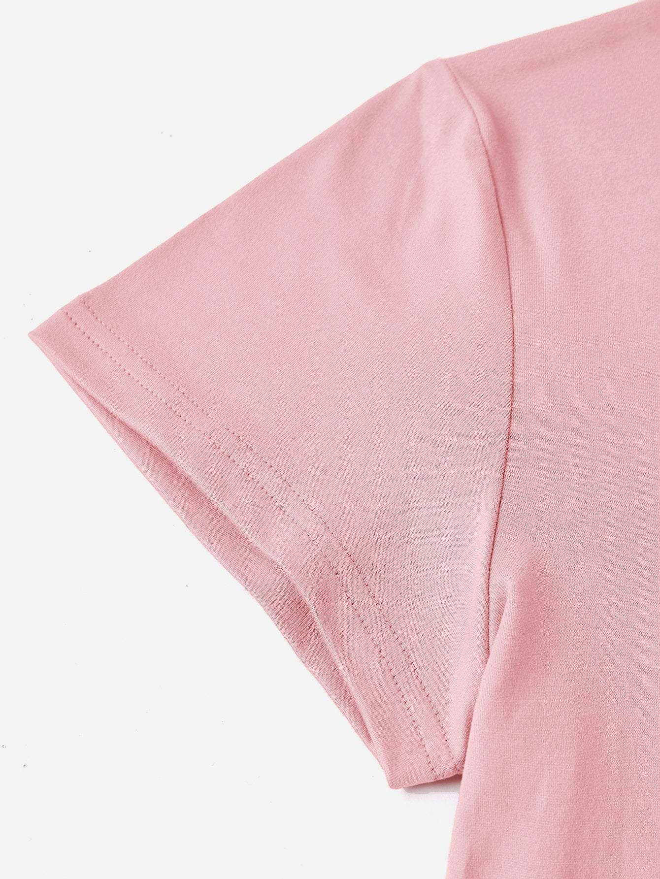 HAPPY EASTER Round Neck Short Sleeve T-Shirt - Trendsi - Flyclothing LLC