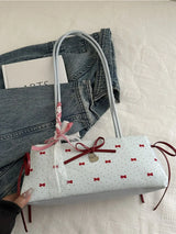 Bow Print Shoulder Bag - Trendsi - Flyclothing LLC