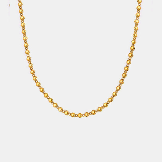 18K Gold-Plated Copper Necklace - Trendsi