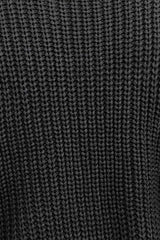 Cable-Knit Mock Neck Cap Sleeve Sweater - Trendsi - Flyclothing LLC