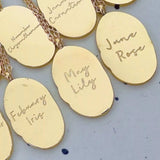18K Gold-Plated Engraved Pendant Necklace - Trendsi - Flyclothing LLC